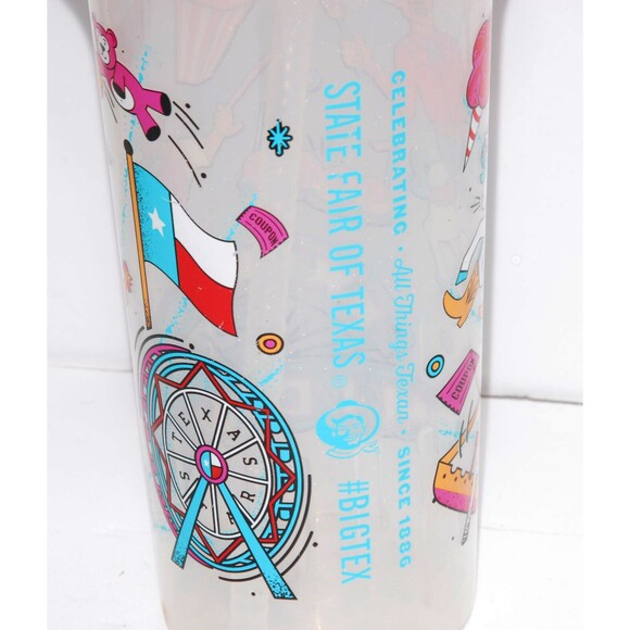 State Fair of Texas Drink Cup With Straw Big Tex! Colorful, Collectible - Picture 4 of 4